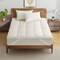 Organic Cotton Mattress Topper Goose Feather Bed Twin Full Queen King Size